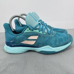 Babolat Jet Tere All Court Tennis Shoes Womens Size‎ 7 Teal Blue Mesh Pickleball